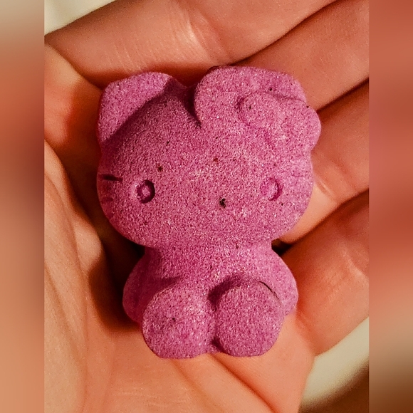 Hand Crafted Other - UV Reactive Honeycomb Ruby Hello Kitty Crystal Carving